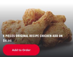 DEAL: KFC - 6 Wicked Wings & Regular Chips for $7.95 via App or Website 24