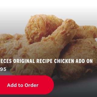 DEAL: KFC - 6 Pieces Hot & Crispy for $7.45 Addon via App 8
