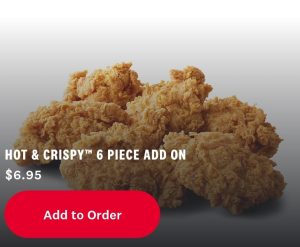 DEAL: KFC - 10 Wicked Wings & 2 Large Chips for $14.95 via App 25