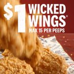 DEAL: KFC – $1 Wicked Wing Each via App or Website