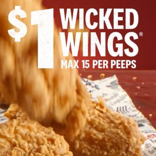 DEAL: KFC - $1 Wicked Wing Each via App or Website (until 18 March 2024) 8