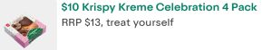 DEAL: 7-Eleven - $10 Krispy Kreme Celebration 4 Pack (until 23 February 2023) 3