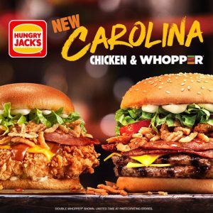 NEWS: Hungry Jack's Carolina Whopper, Carolina Jack's Fried Chicken & Carolina Grilled Chicken 3