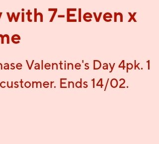 DEAL: 7-Eleven - Free Delivery with Krispy Kreme Valentine's Day 4 Pack via DoorDash (until 14 February 2023) 6
