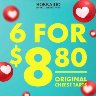DEAL: Hokkaido Baked Cheese Tart - 6 Original Cheese Tarts for $8.80 (1 March 2023) 3