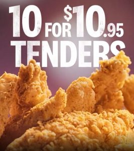 DEAL: KFC - 10 Tenders for $10.95 via App or Website (Cairns Only) 29