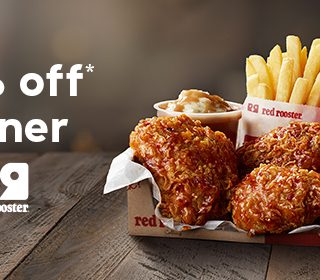 DEAL: Red Rooster - 20% off with $30+ Spend Between 4pm-9:30pm via Menulog (until 26 March 2023) 5
