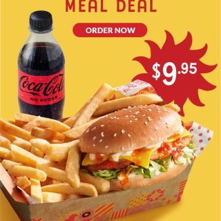 DEAL: Oporto - $9.95 Bondi Burger Meal Deal or $4.95 Bondi Burger via OTR App in South Australia 8