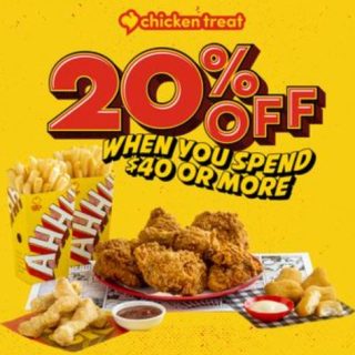 DEAL: Chicken Treat - 20% off with $40+ Spend via DoorDash (until 19 March 2023) 4