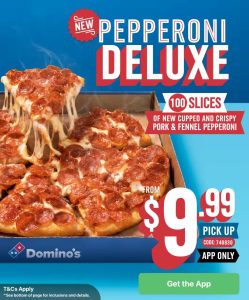 NEWS: Domino's Pepperoni Deluxe Pizza 3