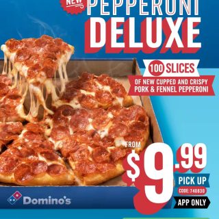 NEWS: Domino's Pepperoni Deluxe Pizza 1