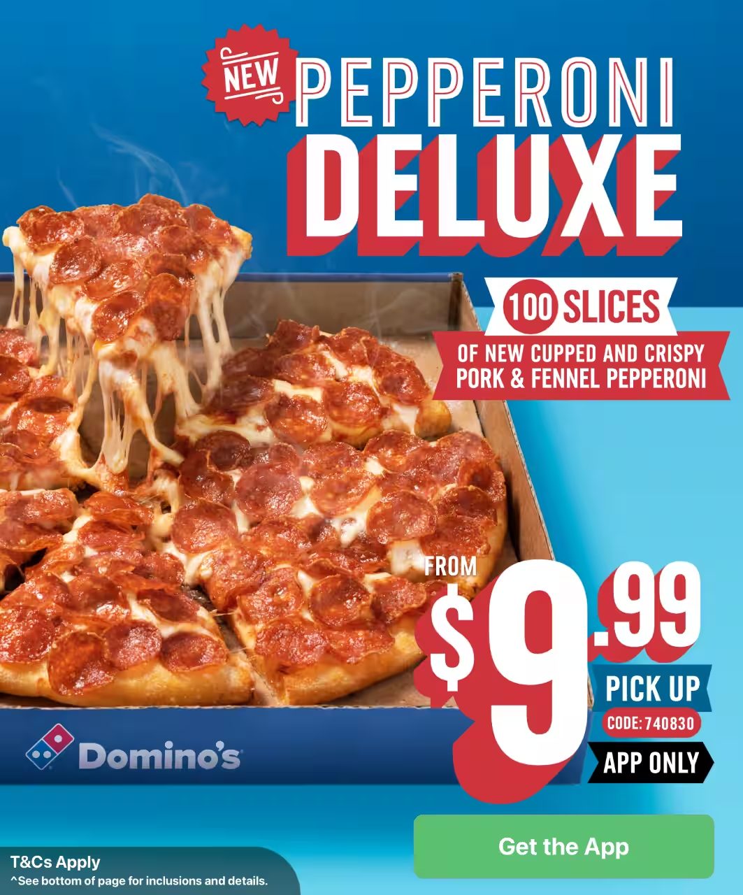 NEWS Domino's Pepperoni Deluxe Pizza frugal feeds