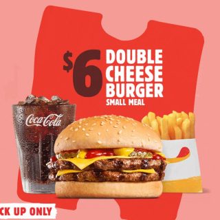 DEAL: Hungry Jack's - $6 Double Cheeseburger Small Meal via App (until 20 March 2023) 8