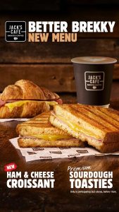 NEWS: Hungry Jack's Ham & Cheese Crossaint & Sourdough Toasties (Selected Stores) 3
