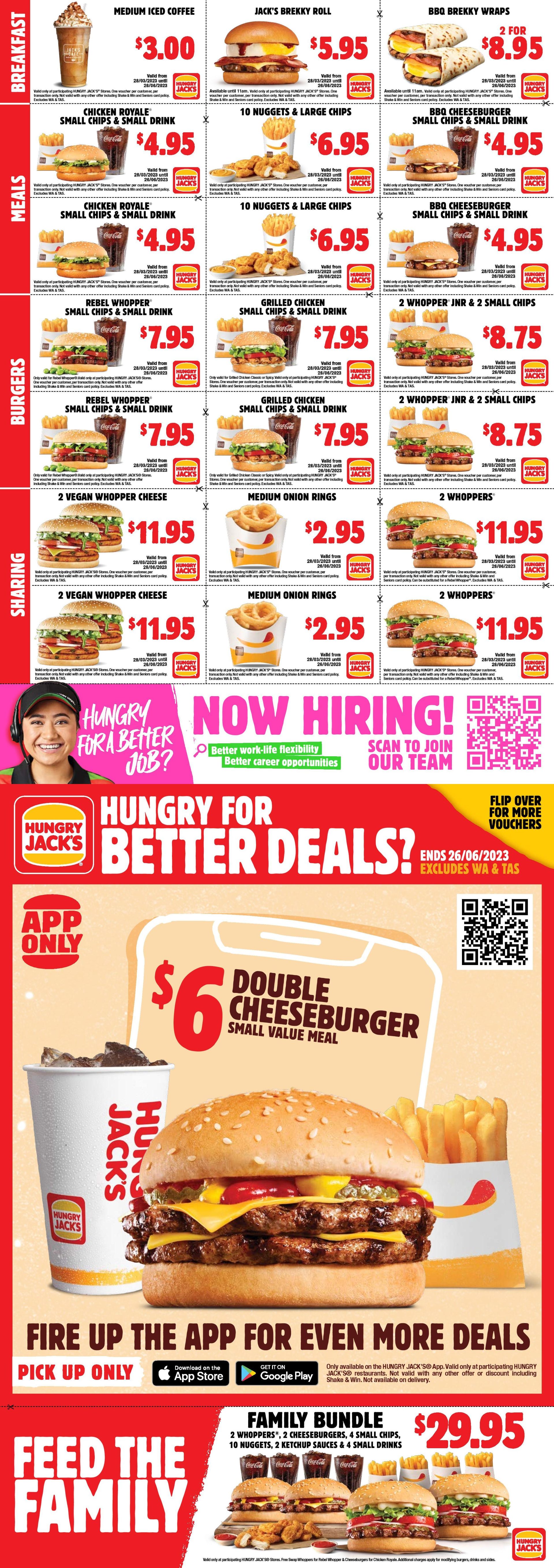 Hungry Jacks Vouchers / Coupons / Deals (June 2023) frugal feeds
