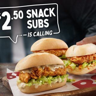DEAL: Red Rooster $2.50 Snack Subs 6