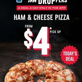 DEAL: Domino's - $4 Large Ham & Cheese Pizza via Domino's App (13 April 2023) 6