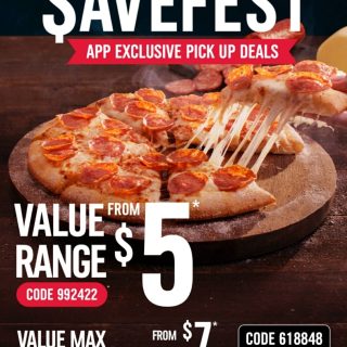 DEAL: Domino's - $5 Value Pizza, $7 Value Max, $8 Traditional, $10 Premium via App (29 April 2023) 1