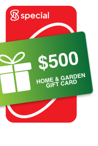 $500 Home & Garden Gift Card - Hungry Jack’s UNO 2023 3