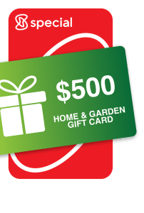 $500 Home & Garden Gift Card - Hungry Jack’s UNO 2023 1