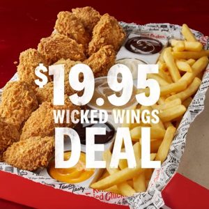 DEAL: KFC $19.95 Wicked Wings Deal (Gippsland Only) 22