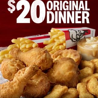 DEAL: KFC - $20 Original Dinner (Western District VIC Only) 2