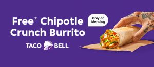 DEAL: Taco Bell – Free Chipotle Crunch Burrito with $20 Spend via Menulog (until 12 April 2023) 10
