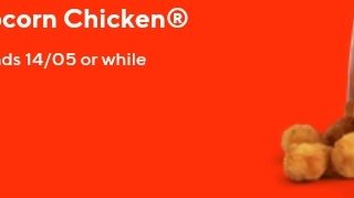 DEAL: KFC - Free Regular Popcorn Chicken with $30 Spend via DoorDash (until 14 May 2023) 4