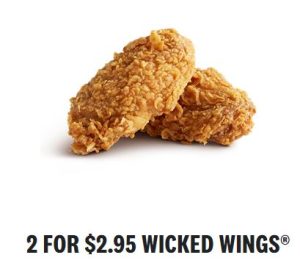 DEAL: KFC - 5 Wicked Wings for $5 (Selected Stores) 53