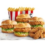 DEAL: KFC – $24.95 Family Burger Deal with 4 Burgers, 2 Large Chips & 6 Wicked Wings via App or Website
