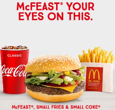 DEAL: McDonald's $5.95 Small McFeast Meal from 11:30am-2:30pm (starts ...