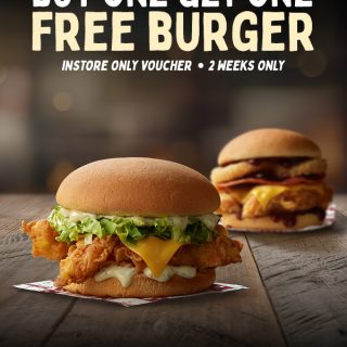 DEAL: Red Rooster - Buy One Get One Free Burgers for Red Royalty Members (until 29 May 2023) 4