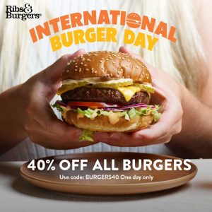DEAL: Ribs & Burgers - 40% off All Burgers (29 May 2023) 5