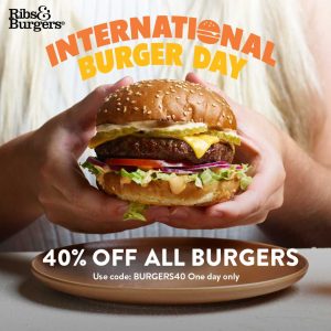 DEAL: Ribs & Burgers - 40% off All Burgers (29 May 2023) 3