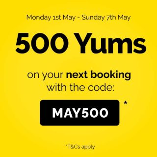 DEAL: TheFork - 500 Yums ($10-$12.50 Value) with Booking until 7 May 2023 7