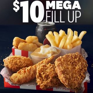 DEAL: KFC $10 Mega Fill Up (Bendigo Only) 6