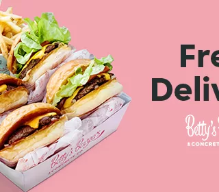 DEAL: Betty's Burgers - Free Delivery with $40 Spend via Menulog (until 30 June 2023) 4