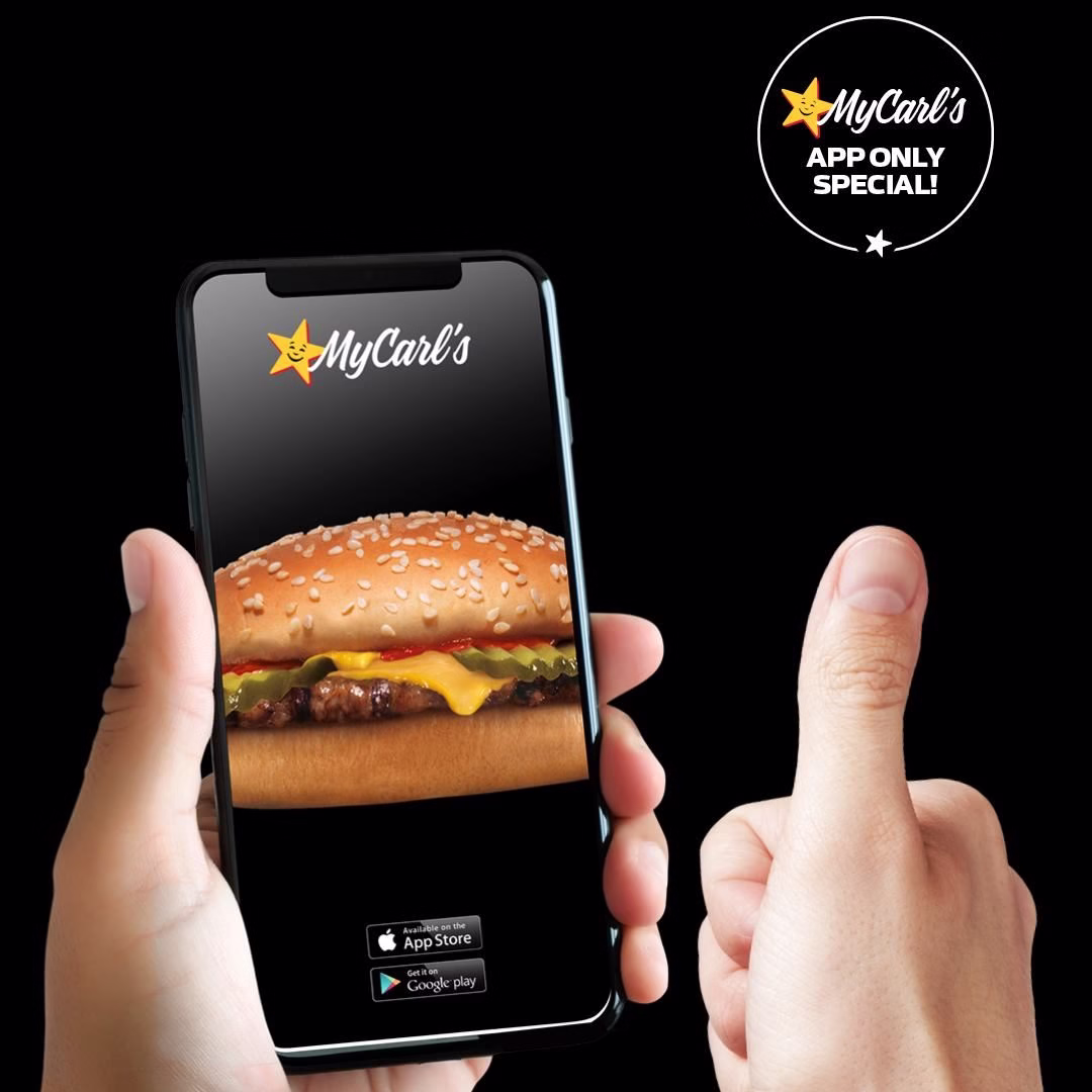 DEAL: Carl's Jr App Deals valid until 3 March 2024 | Frugal Feeds
