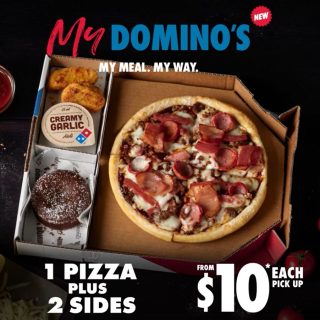 NEWS: Domino's - My Domino's Boxes with 1 Mini Pizza & 2 Sides from $10 Pickup 4