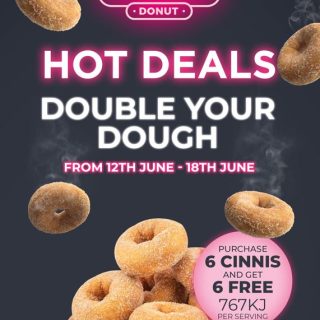DEAL: Donut King - Buy 6 Cinnamon Donuts Get 6 Free (until 18 June 2023) 9