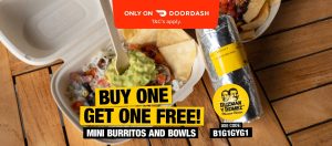 DEAL: Guzman Y Gomez - Buy One Get One Free Mini Burritos via DoorDash (until 15 June 2023) 30