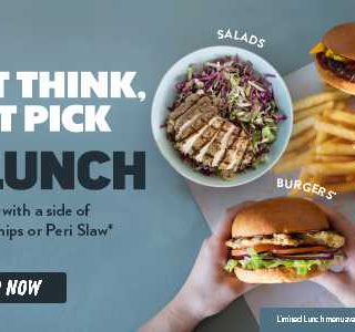 DEAL: Ribs & Burgers - $15 Weekday Lunch Deals available until 4pm 8