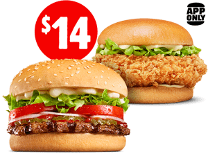 DEAL: Hungry Jack's - $14 Whopper + Jack's Fried Chicken Pickup via App 3