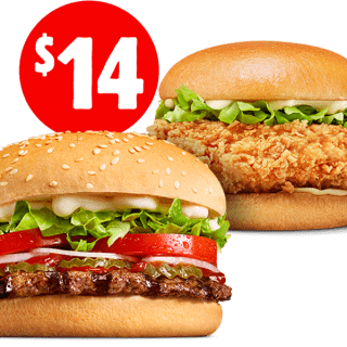 DEAL: Hungry Jack's - $14 Whopper + Jack's Fried Chicken Pickup via App 5