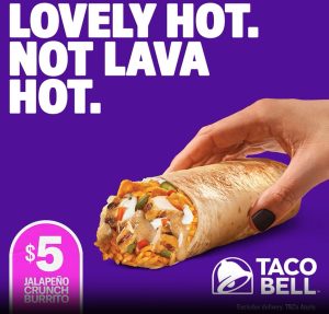 DEAL: Taco Bell - $5 Jalapeno Crunch Burrito 4