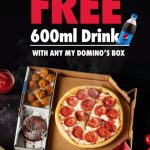 DEAL: Domino’s – Free 600ml Drink with My Domino’s Box (30 November 2023)