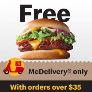 DEAL: McDonald's - Free Classic Angus with $35+ Spend with McDelivery via MyMacca's App (until 16 July 2023) 37