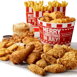 DEAL: KFC $49.95 Christmas in July Feast 1