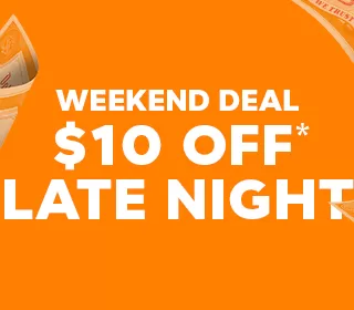 DEAL: Menulog – $10 off $20+ Spend Between 8:30pm to 4:59am (until 24 July 2023) 5