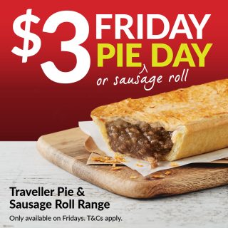 DEAL: OTR - $3 Pies & Sausage Rolls on Friday Pie Day 6